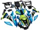 2015-2019 Yamaha YZF R1 Motorcycle Fairings - Blue Green Black Shark UK Manufacturers