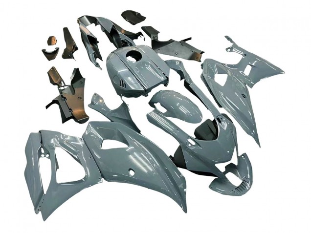 2021-2024 Yamaha YZF R7 Motorcycle Fairings - Glossy Grey UK Manufacturers