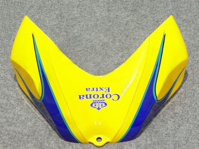 2006-2007 Suzuki GSXR 600/750 Motorcycle Fairings - White Blue Yellow Corona Alstare UK Manufacturers