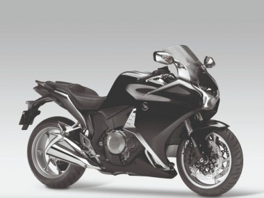 2010-2014 Honda VFR 1200 Motorcycle Fairings - Glossy Black UK Manufacturers