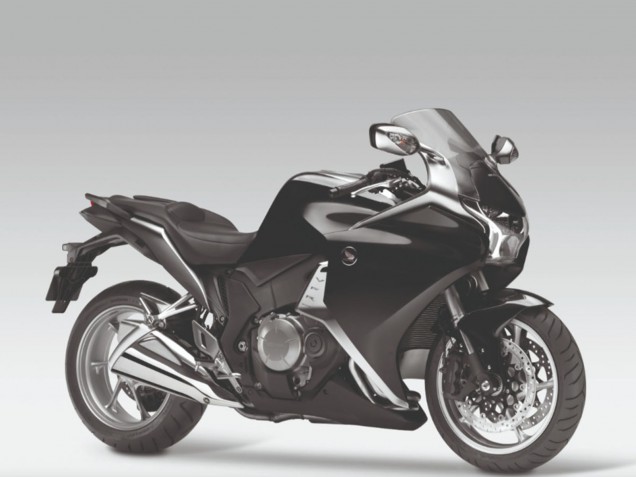 2010-2014 Honda VFR 1200 Motorcycle Fairings - Glossy Black UK Manufacturers
