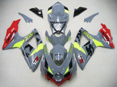 2006-2007 GSXR750 K6 Motorcycle Fairings - Nardo Grey Neon Green Red Ecstar UK Manufacturers