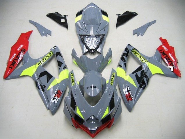 2006-2007 GSXR750 K6 Motorcycle Fairings - Nardo Grey Neon Green Red Ecstar UK Manufacturers