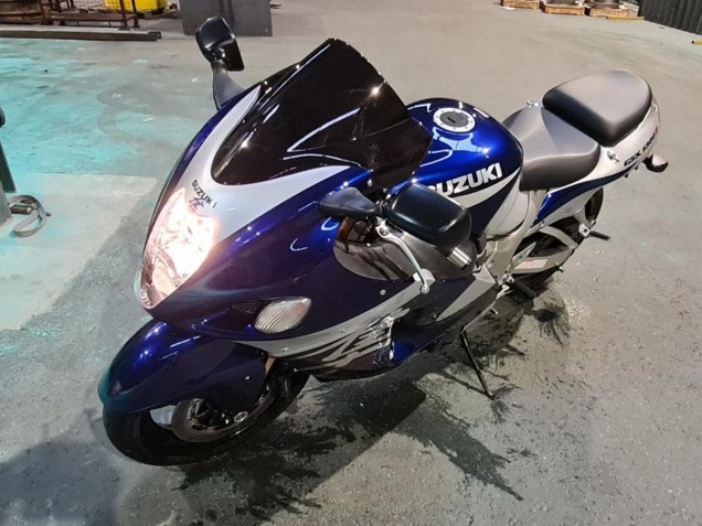 1996-2007 Suzuki GSXR 1300 Hayabusa Motorcycle Fairings - Blue White UK Manufacturers