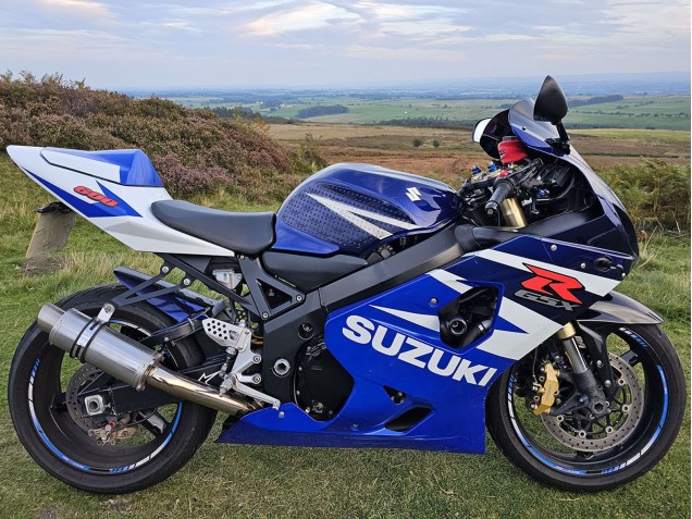 2004-2005 Suzuki GSXR 600 Motorcycle Fairings - Blue White Red UK Manufacturers