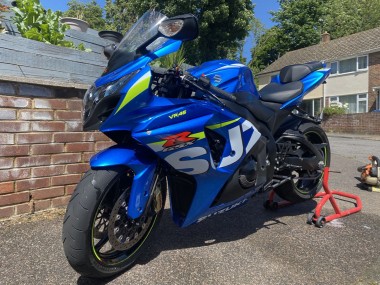 2009-2016 Suzuki GSXR 1000 Motorcycle Fairings - Blue Green White UK Manufacturers