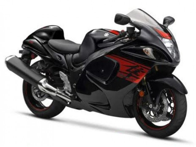 2008-2020 Suzuki GSXR 1300 Hayabusa Motorcycle Fairing - Glossy Black Red UK Manufacturers