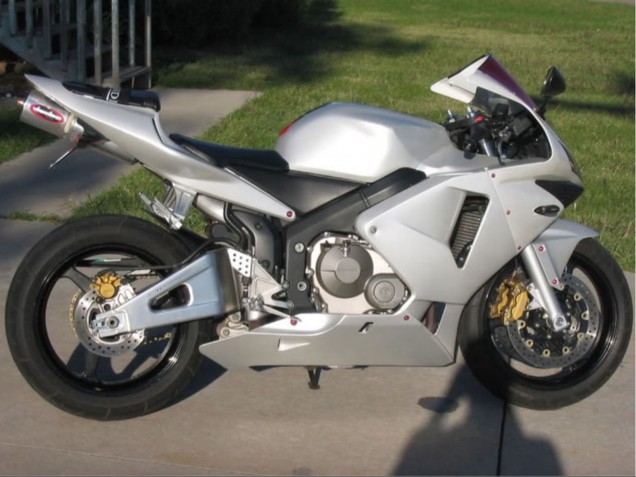 2003-2004 Honda CBR600RR Motorcycle Fairings - Silver UK Manufacturers