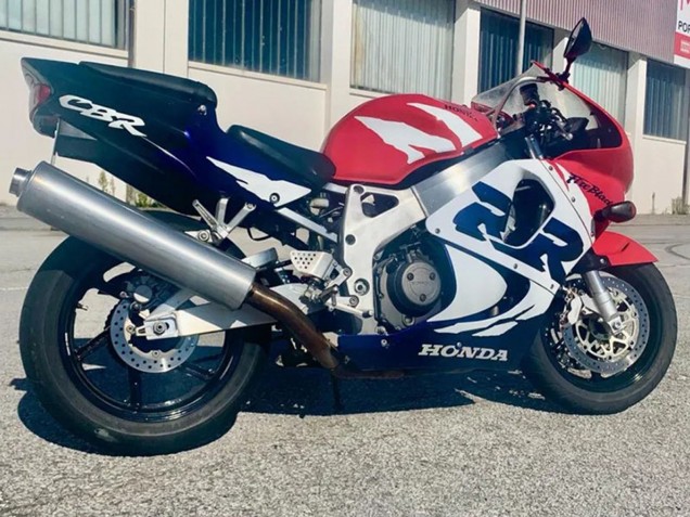1998-1999 Honda CBR900RR 919 Motorcycle Fairing Kits - White Red Blue UK Manufacturers