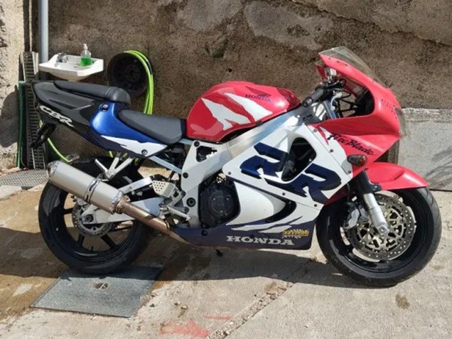 1998-1999 Honda CBR900RR 919 Motorcycle Fairing Kits - White Red Blue UK Manufacturers