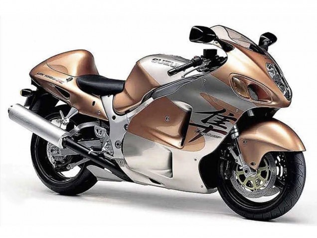 1996-2007 Suzuki GSXR 1300 Hayabusa Motorcycle Fairings - Light Brown Silver UK Manufacturers