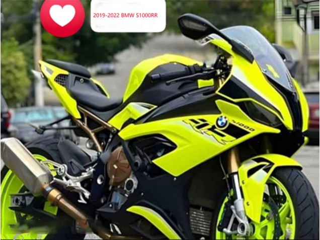 2019-2022 BMW S1000RR Motorcycle Fairings - Lemon Yellow UK Manufacturers