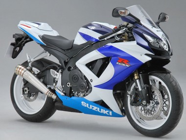 2008-2010 Suzuki GSXR 600/750 Motorcycle Fairings - White Blue Red UK Manufacturers