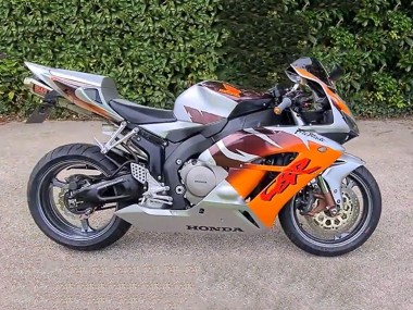 2006-2007 Honda CBR1000RR Motorcycle Fairings - Silver Orange UK Manufacturers