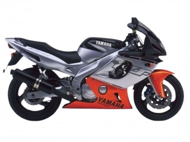 1996-2007 Yamaha YZF600R Thundercat Motorcycle Fairings - Grey Orange Black UK Manufacturers