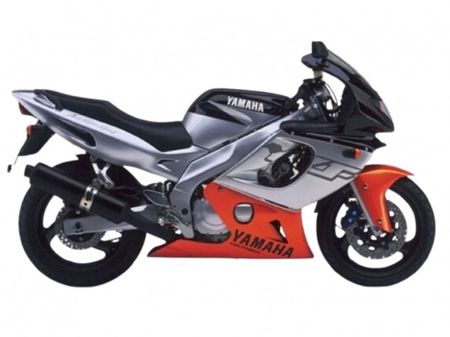 1996-2007 Yamaha YZF600R Thundercat Motorcycle Fairings - Grey Orange Black UK Manufacturers