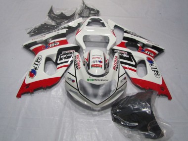 2000-2002 Suzuki GSXR 1000 Motorcycle Fairings - White Red Black Rizoma Playboy UK Manufacturers