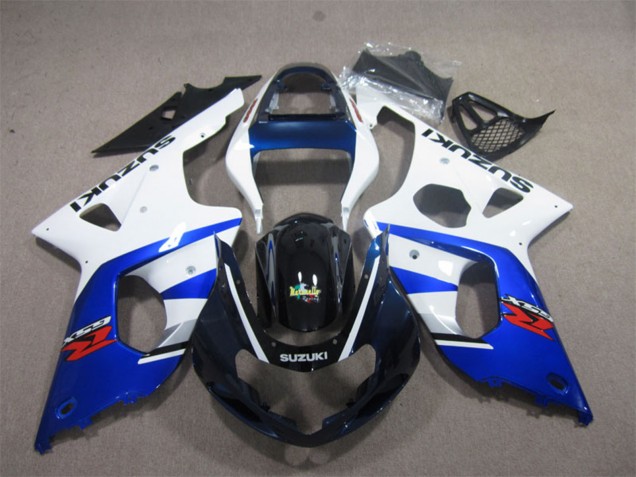 2000-2002 Suzuki GSXR 1000 Motorcycle Fairings - White Blue Glossy Black Red UK Manufacturers