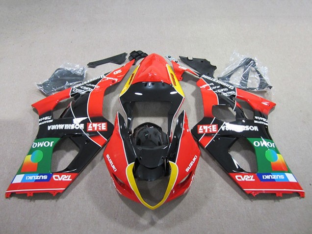 2003-2004 Suzuki GSXR 1000 Motorcycle Fairings - Red Yellow Green Black UK Manufacturers