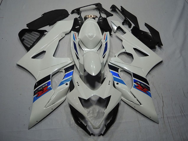 2007-2008 Suzuki GSXR 1000 Motorcycle Fairing Kits - White Blue Red UK Manufacturers