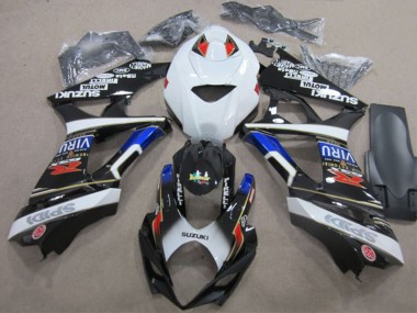 2007-2008 Suzuki GSXR 1000 Motorcycle Fairings - White Blue Red Black UK Manufacturers
