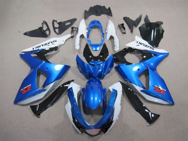 2009-2016 Suzuki GSXR 1000 Motorcycle Fairings Kits - White Blue Black UK Manufacturers