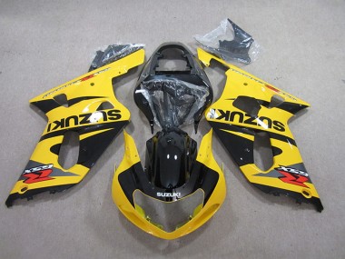 2001-2003 Suzuki GSXR 600 Motorcycle Fairings - Yellow Black UK Manufacturers