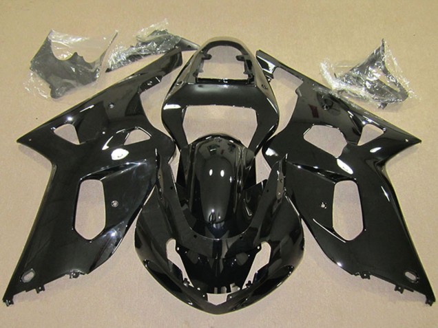 2001-2003 Suzuki GSXR 600 Motorcycle Fairings - Glossy Black UK Manufacturers