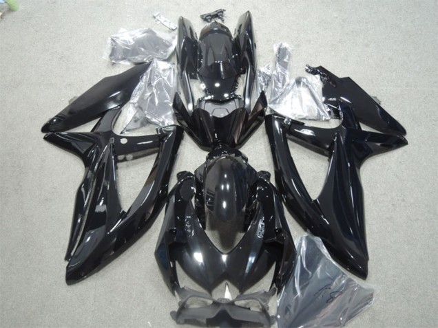 2008-2010 Suzuki GSXR 600 Motorcycle Fairings - Glossy Black UK Manufacturers