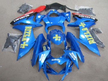 2011-2024 Suzuki GSXR 600 Motorcycle Fairings - Blue Gold Rizla UK Manufacturers