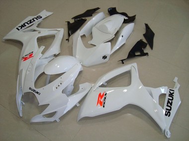 2006-2007 Suzuki GSXR 750 Motorcycle Fairings - White UK Manufacturers