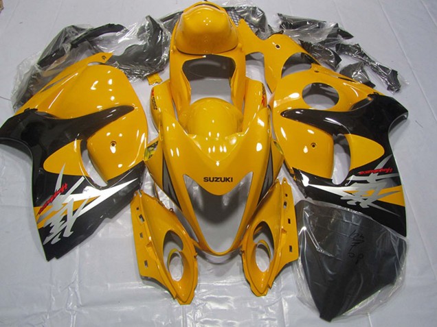 2008-2020 Suzuki GSXR 1300 Hayabusa Motorcycle Fairings - Yellow Black UK Manufacturers