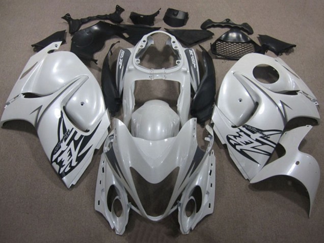 2008-2020 Suzuki GSXR 1300 Hayabusa Motorcycle Fairings - White Black UK Manufacturers