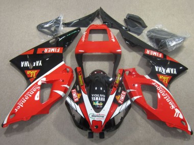 1998-1999 Yamaha YZF R1 Motorcycle Fairings - Red White Black Santander UK Manufacturers