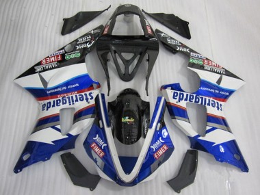 2000-2001 Yamaha YZF R1 Motorcycle Fairings - White Blue Black Red Fimer Sterilgarda UK Manufacturers