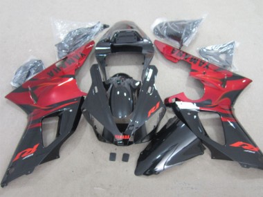 2000-2001 Yamaha YZF R1 Motorcycle Fairings - Red Glossy Black UK Manufacturers