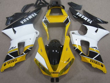 2000-2001 Yamaha YZF R1 Motorcycle Fairings - Yellow White Black UK Manufacturers