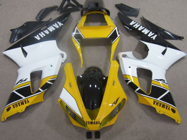 2000-2001 Yamaha YZF R1 Motorcycle Fairings - Yellow White Black UK Manufacturers