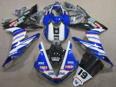 2004-2006 Yamaha YZF R1 Motorcycle Fairings - White Blue Black Red Volvo Sterilgarda 19 UK Manufacturers