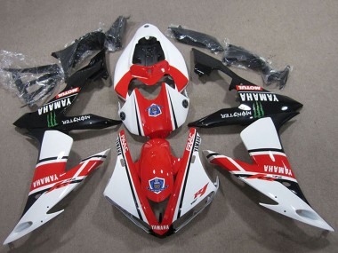 2004-2006 Yamaha YZF R1 Motorcycle Fairings - White Red Black Green Motul Monster UK Manufacturers