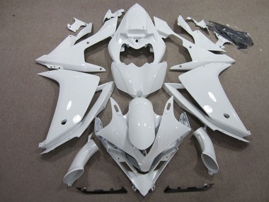 2007-2008 Yamaha YZF R1 Motorcycle Fairings - White UK Manufacturers