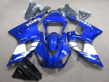 2009-2011 Yamaha YZF R1 Motorcycle Fairing - Blue White UK Manufacturers