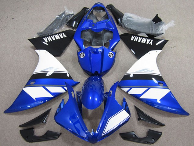 2009-2011 Yamaha YZF R1 Motorcycle Fairings - Blue White Black UK Manufacturers