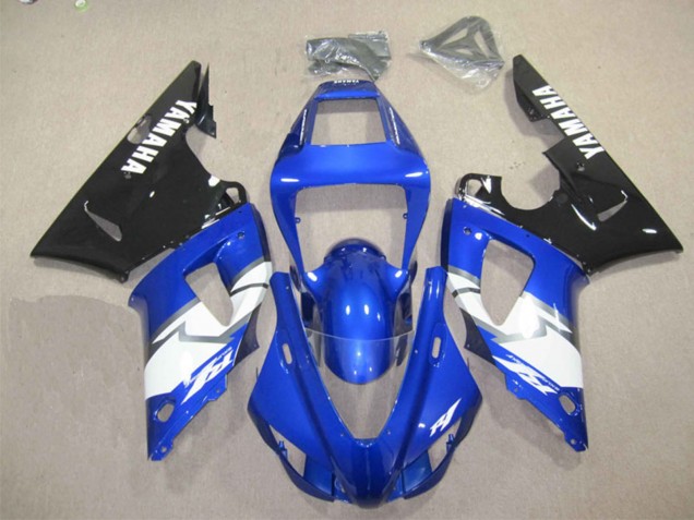 2012-2014 Yamaha YZF R1 Motorcycle Fairing Kits - Blue White Glossy Black UK Manufacturers