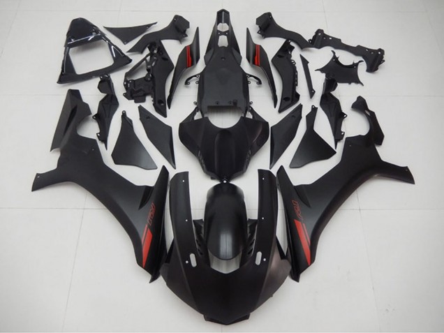 2015-2019 Yamaha YZF R1 Motorcycle Fairings - Matte Black Red UK Manufacturers