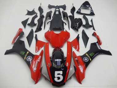 2015-2019 Yamaha YZF R1 Motorcycle Fairings - Red Black Green Monster 5 UK Manufacturers