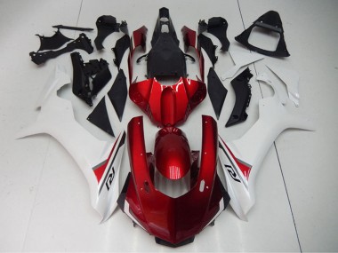2015-2019 Yamaha YZF R1 Motorcycle Fairing - White Red Black UK Manufacturers