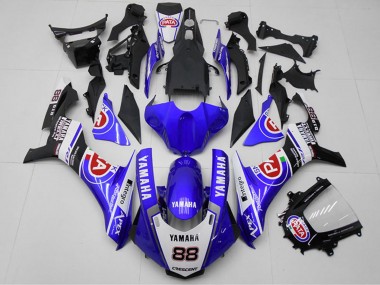 2015-2019 Yamaha YZF R1 Motorcycle Fairings - White Blue Black Red PATA 88 UK Manufacturers