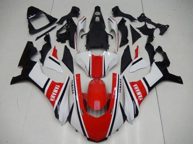 2015-2019 Yamaha YZF R1 Motorcycle Fairings - White Red Black UK Manufacturers