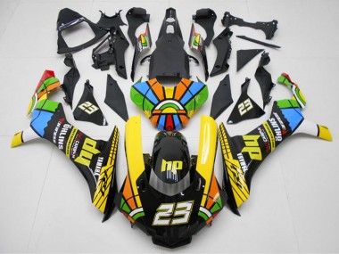 2015-2019 Yamaha YZF R1 Motorcycle Fairings - Yellow Red Blue Green HP Color Wheel 23 UK Manufacturers
